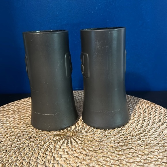 Vintage 1970’s Matte Black Playboy Beer Mugs 6.5” Tall 3” Top Diameter - Picture 3 of 6